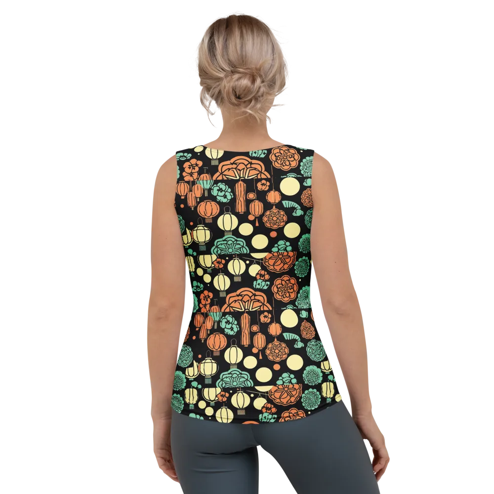Midnight Festival on Women's Tank Top — Back