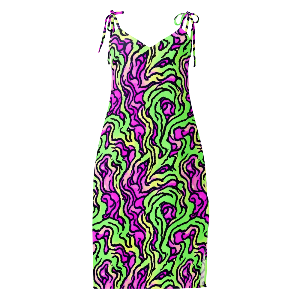 Mintchine Maze on Slip Dress — Front