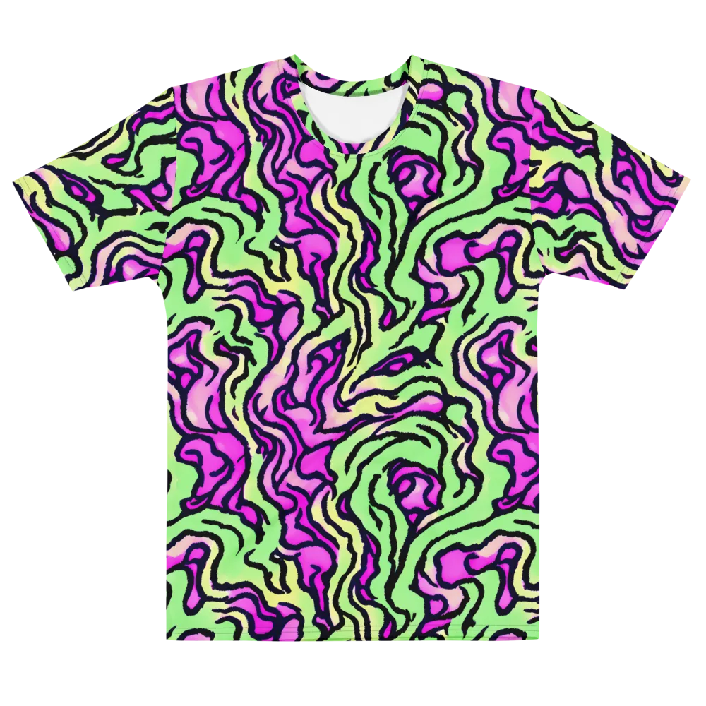 Mintchine Maze on Men's Cotton Crew Neck T-Shirt — Front