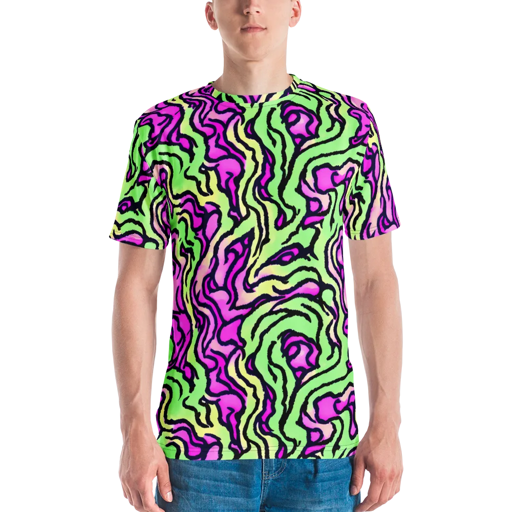 Mintchine Maze on Men's Crew Neck T-Shirt — Front
