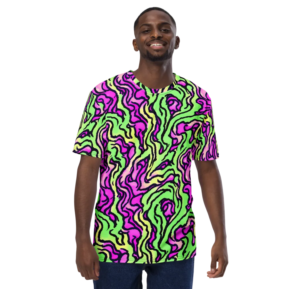 Mintchine Maze on Men's Crew Neck T-Shirt — Front