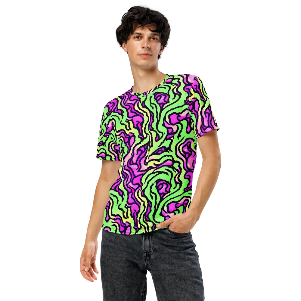 Mintchine Maze on Men's Crew Neck T-Shirt — Front