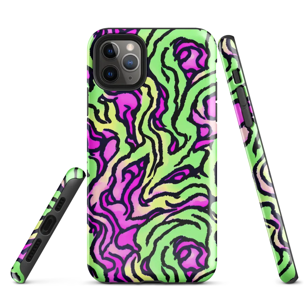 Mintchine Maze on Tough Case for iPhone® — Front