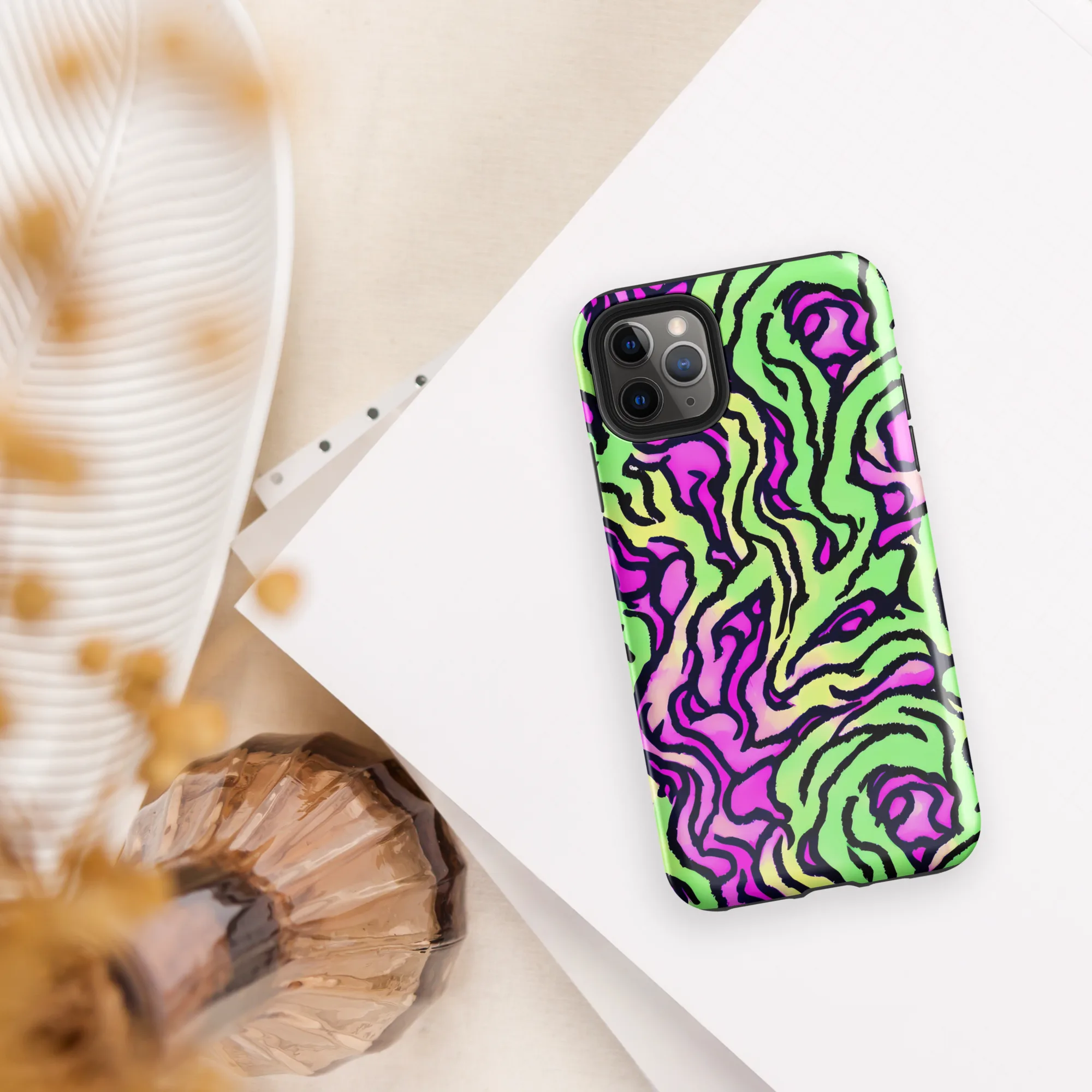 Mintchine Maze on Tough Case for iPhone® — Front