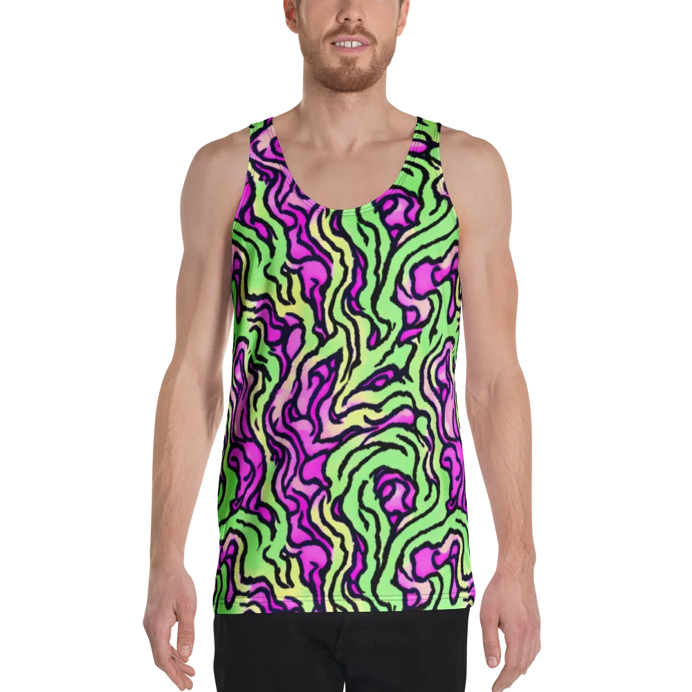 Mintchine Maze on Men's Tank Top — Front