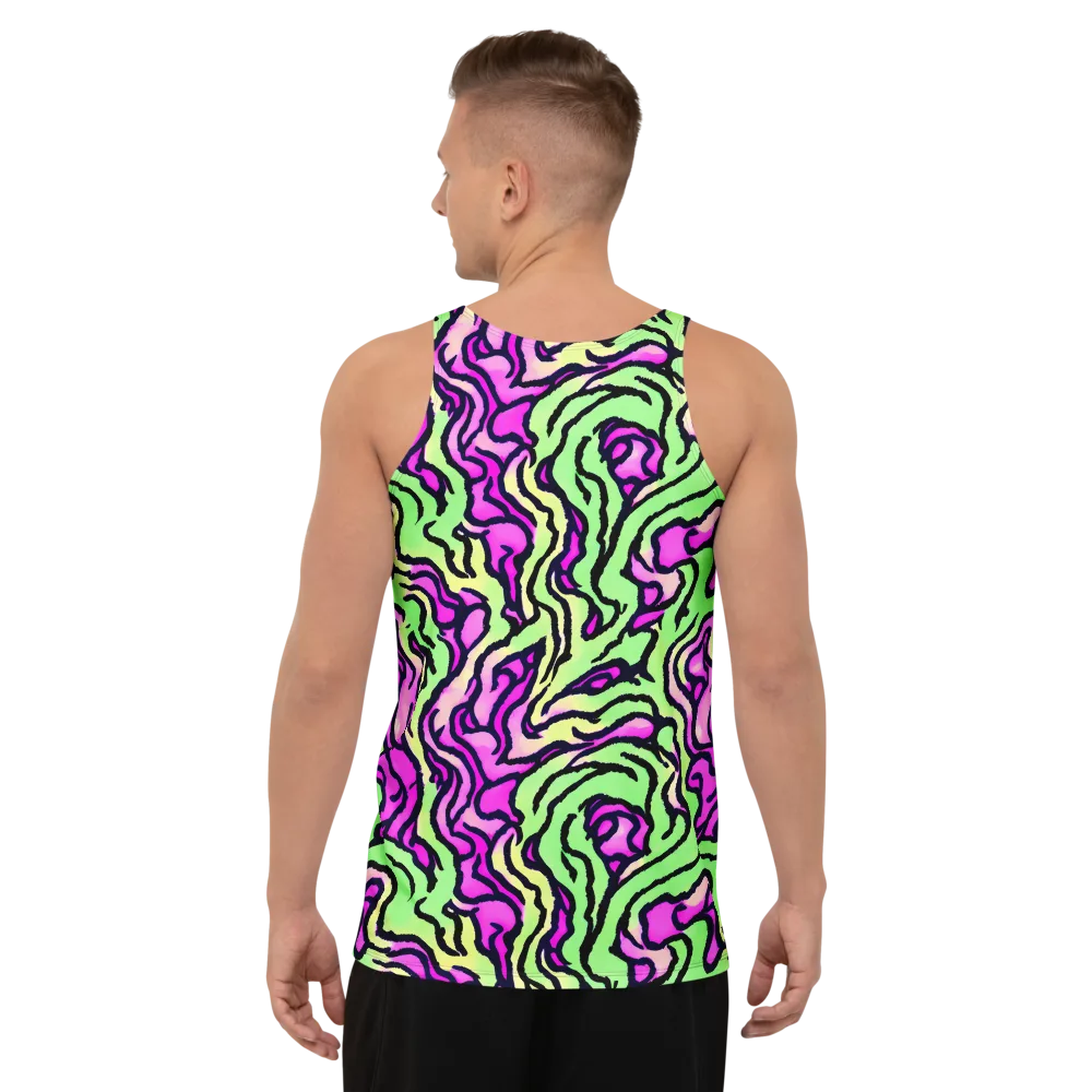 Mintchine Maze on Men's Tank Top — Back