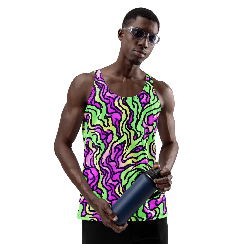 Mintchine Maze on Men's Tank Top — Front