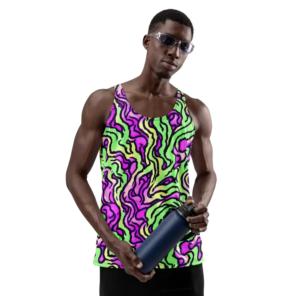 Mintchine Maze on Men's Tank Top — Front