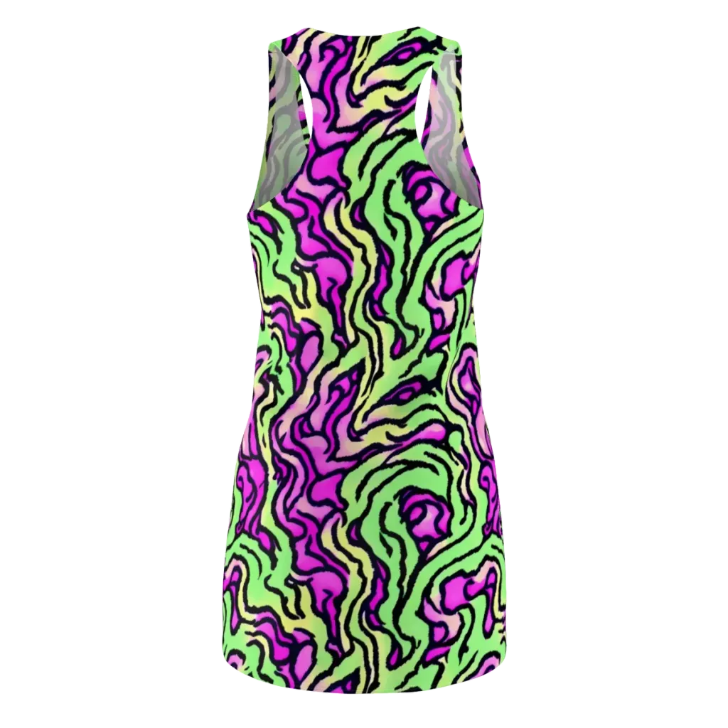 Mintchine Maze on Racerback Dress — Back
