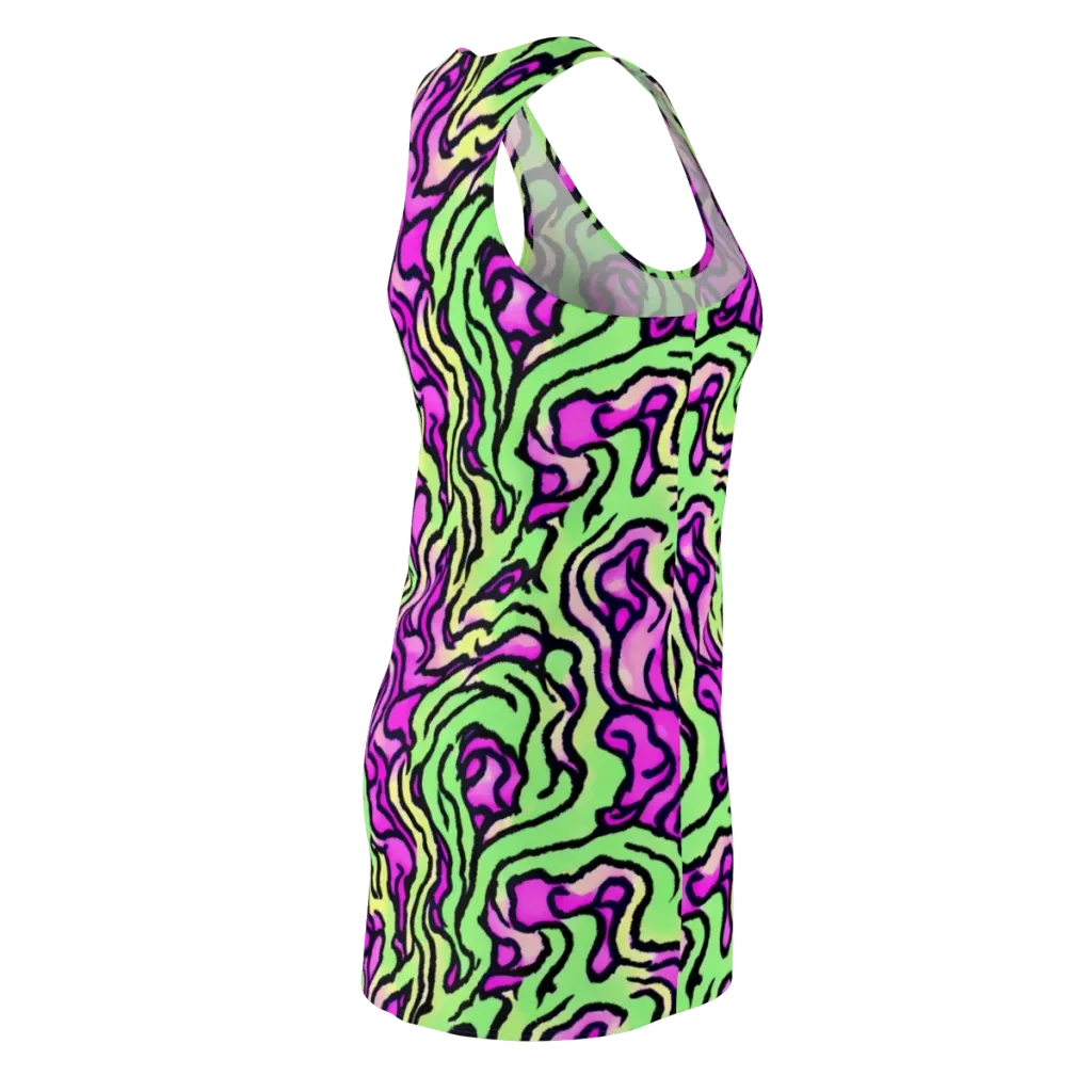 Mintchine Maze on Racerback Dress — Back Side