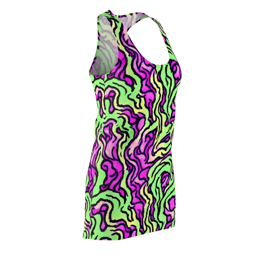 Mintchine Maze on Racerback Dress — Front Side