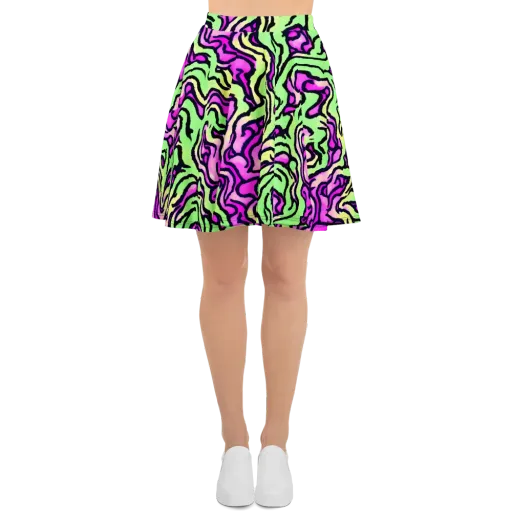 Mintchine Maze on a Skater Skirt