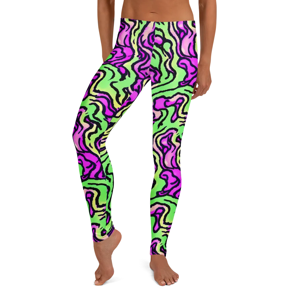 Mintchine Maze on Leggings — Front
