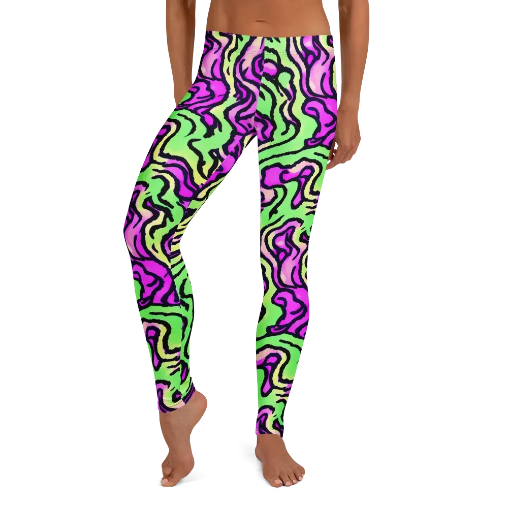Mintchine Maze on Leggings — Front