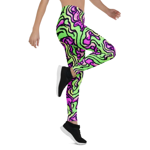 Mintchine Maze on a Leggings