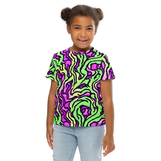 Mintchine Maze on a Kids Crew Neck T-Shirt