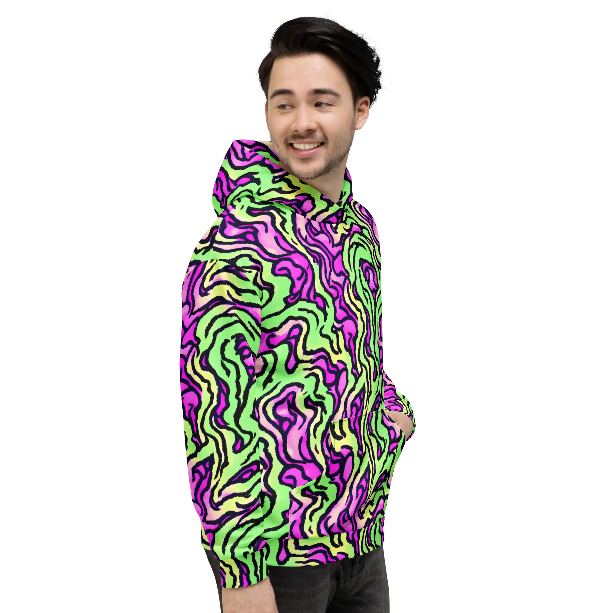 Mintchine Maze on Hoodie — Right