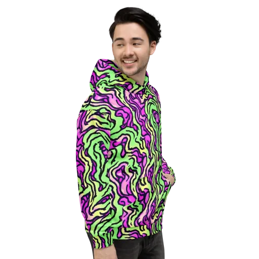 Mintchine Maze on a Hoodie