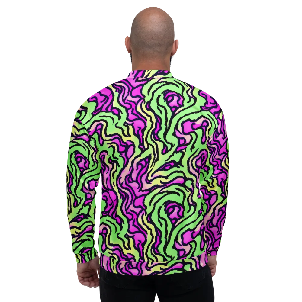 Mintchine Maze on Bomber Jacket — Back