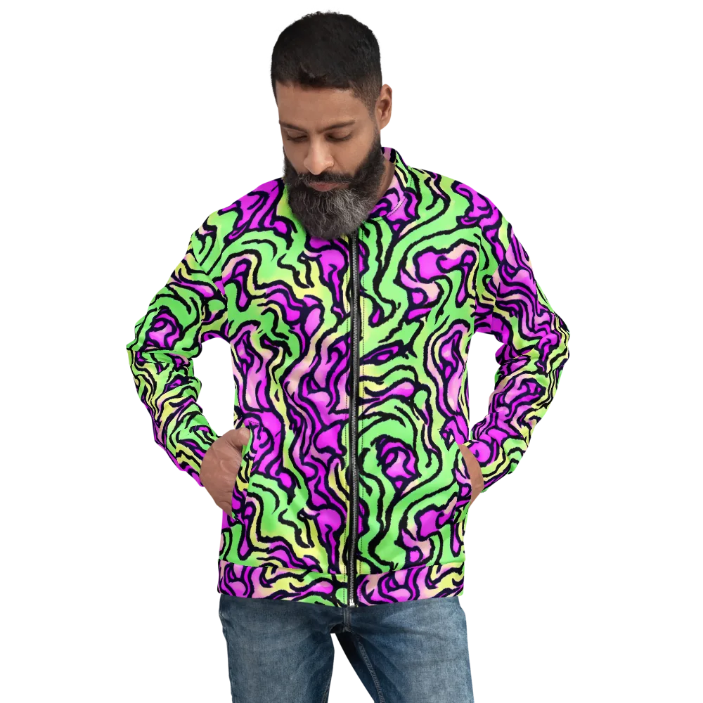 Mintchine Maze on Bomber Jacket — Front