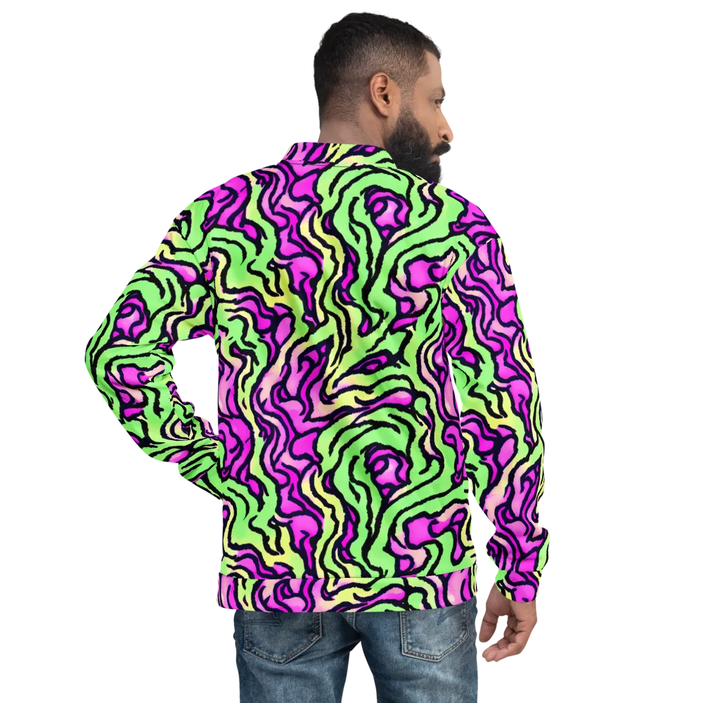 Mintchine Maze on Bomber Jacket — Back