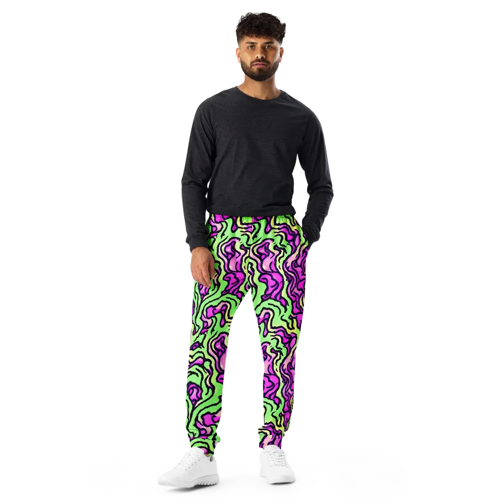 Mintchine Maze on Men's Joggers — Front