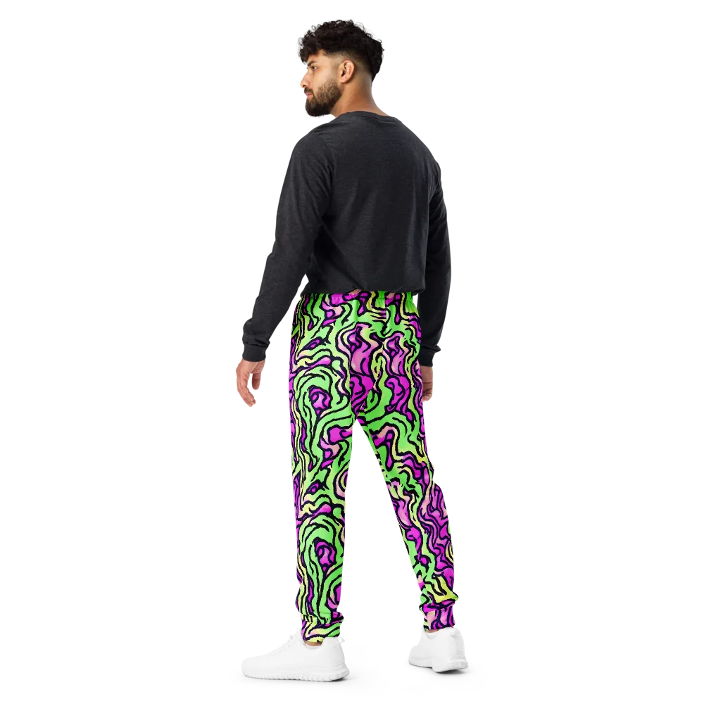 Mintchine Maze on Men's Joggers — Back
