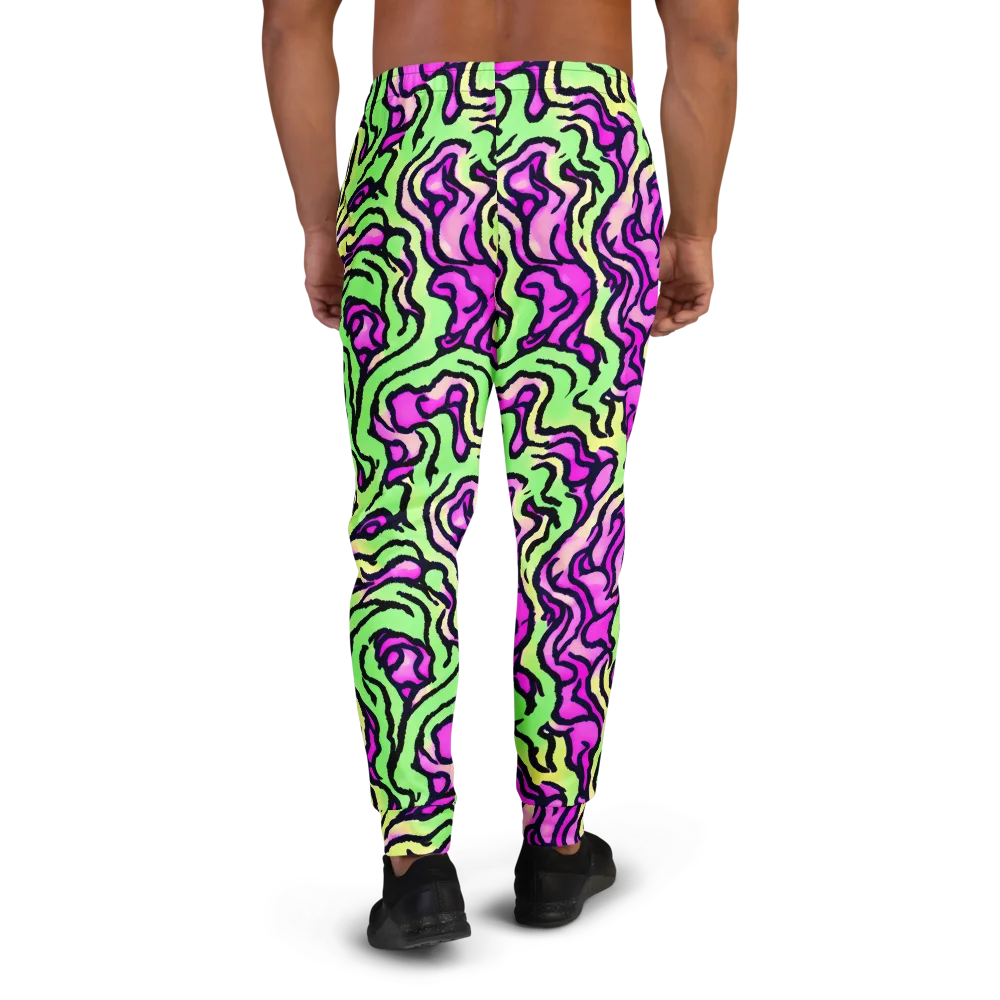 Mintchine Maze on Men's Joggers — Back