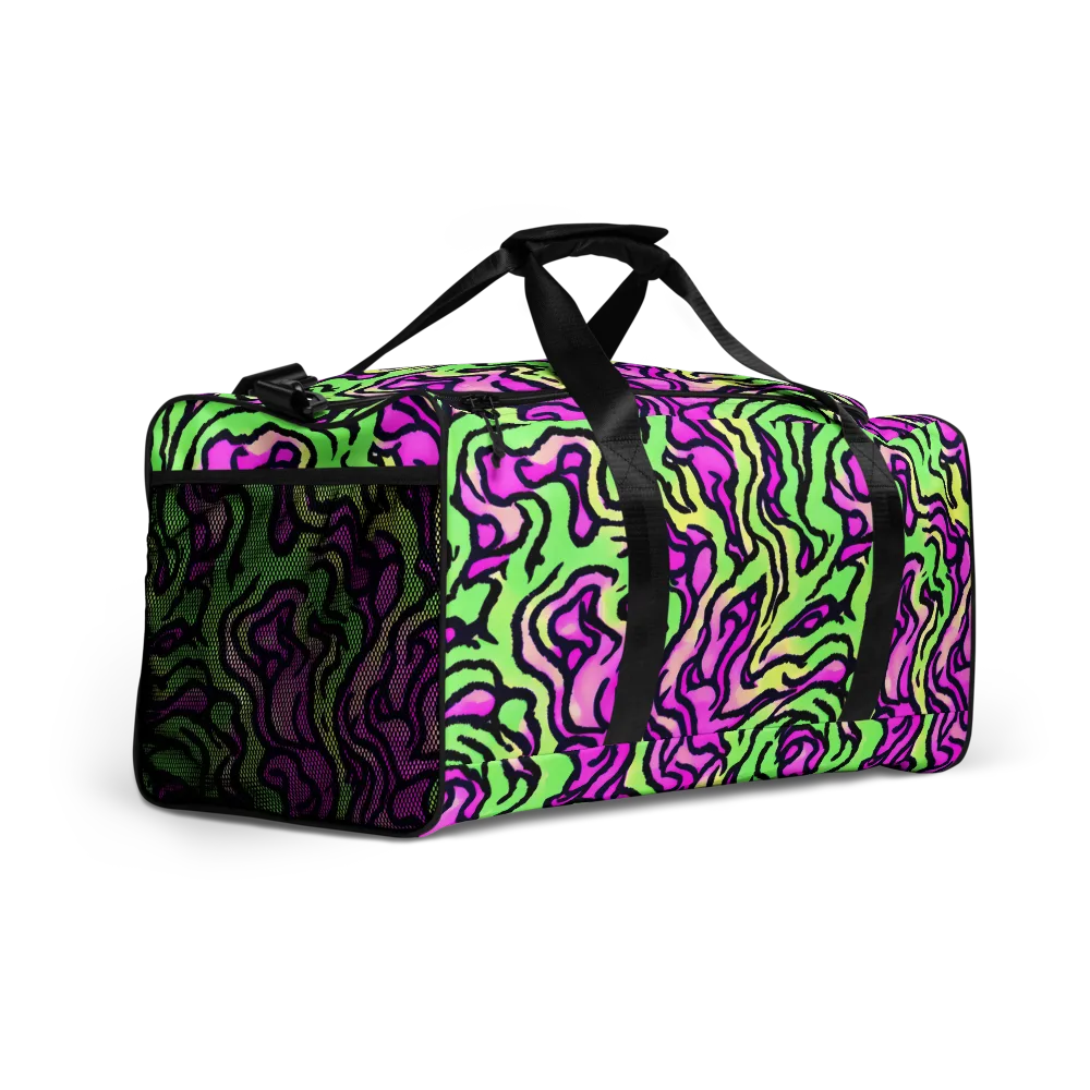 Mintchine Maze on Duffle Bag — Right Front