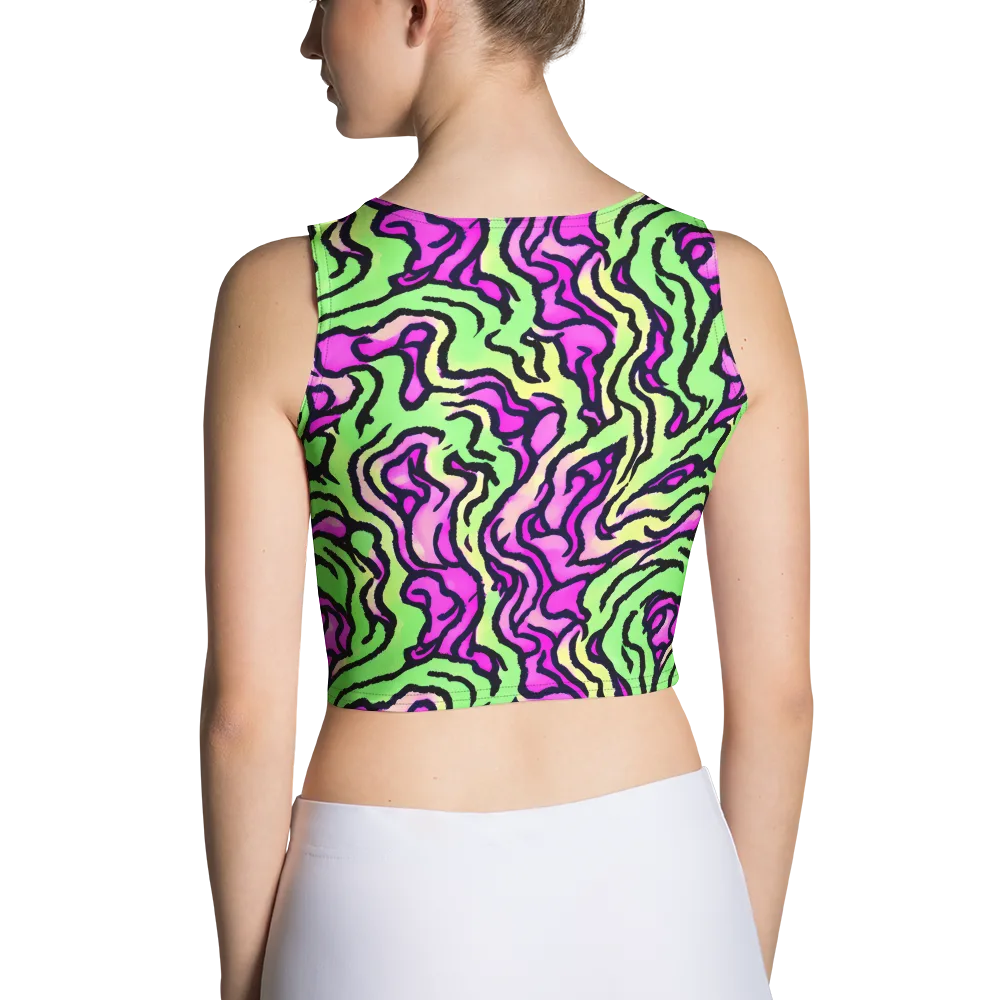 Mintchine Maze on Crop Top — Back