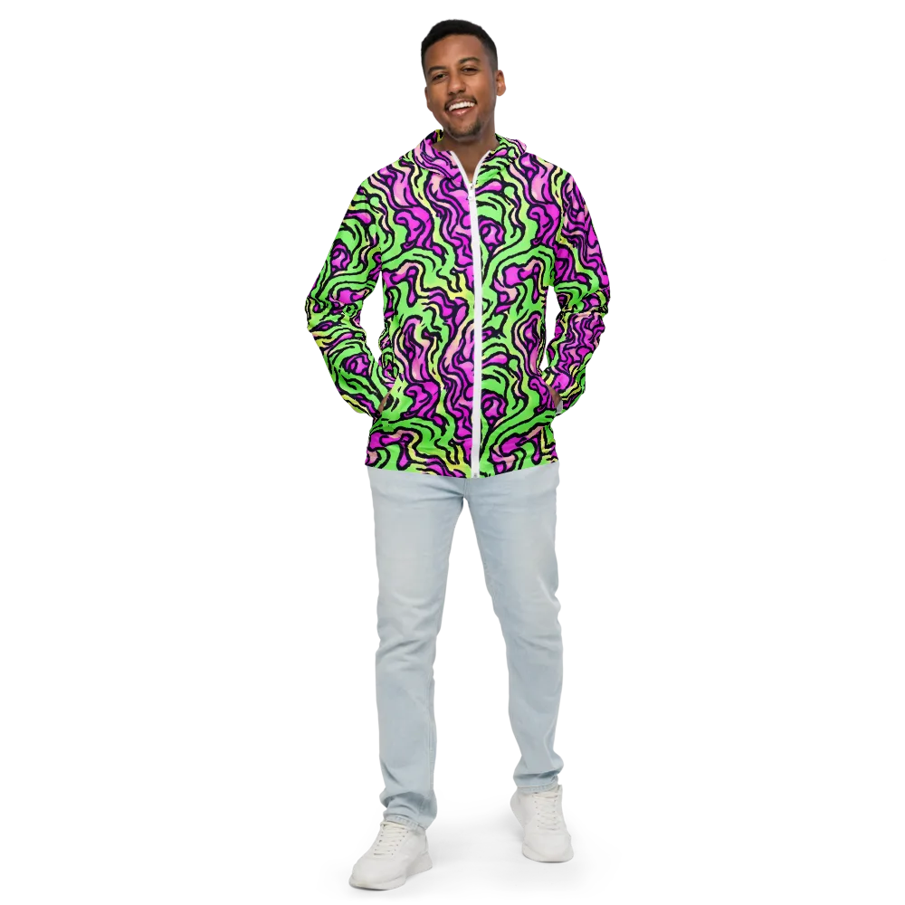 Mintchine Maze on Men's Windbreaker — Front