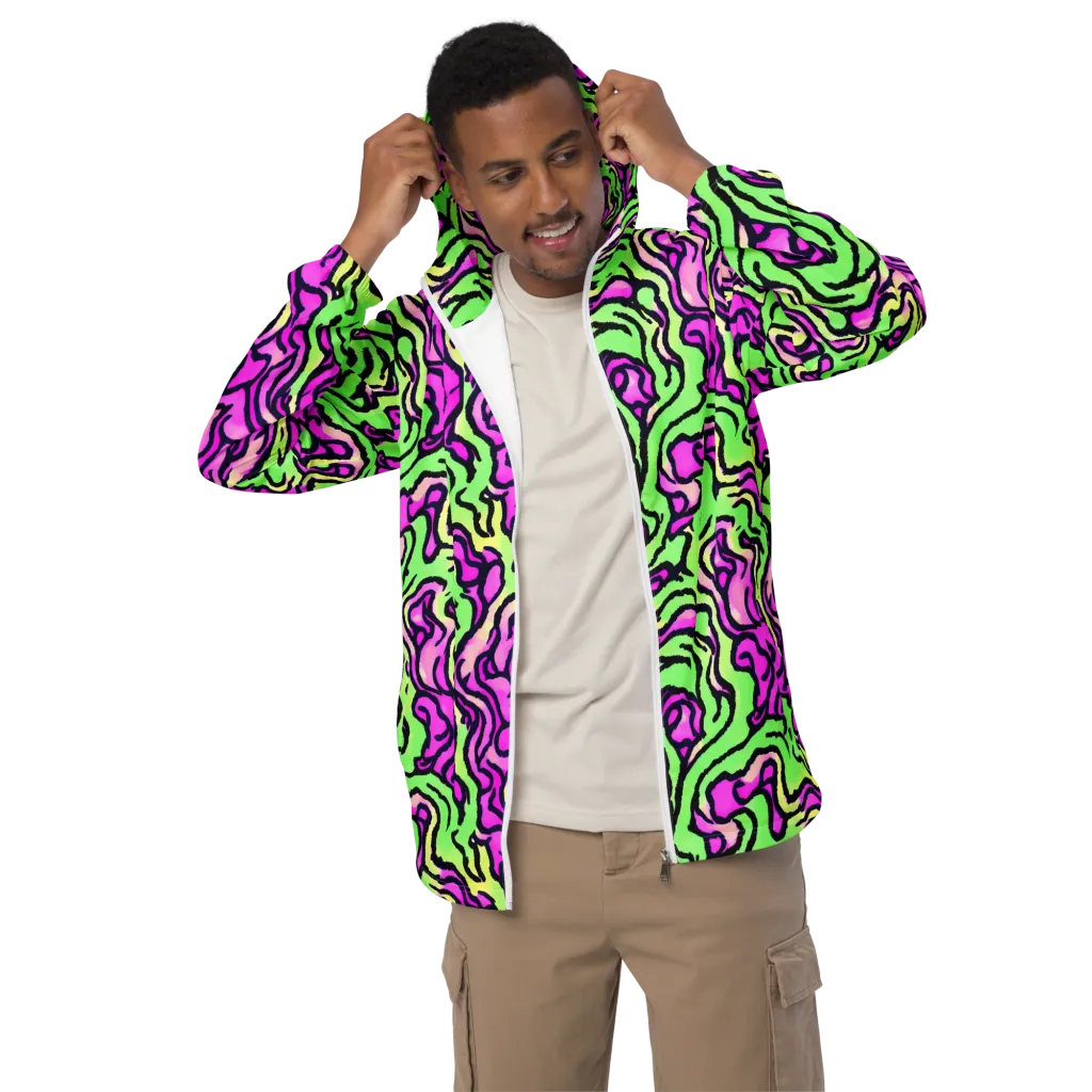 Mintchine Maze on Men's Windbreaker — Front