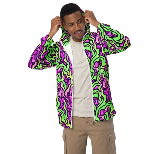 Mintchine Maze on a Men's Windbreaker