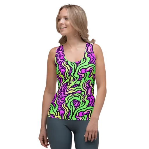 Mintchine Maze on a Women's Tank Top