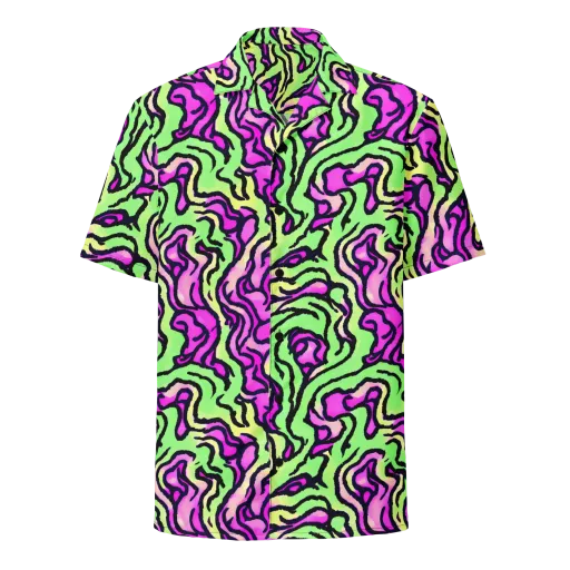 Mintchine Maze on a Button Shirt