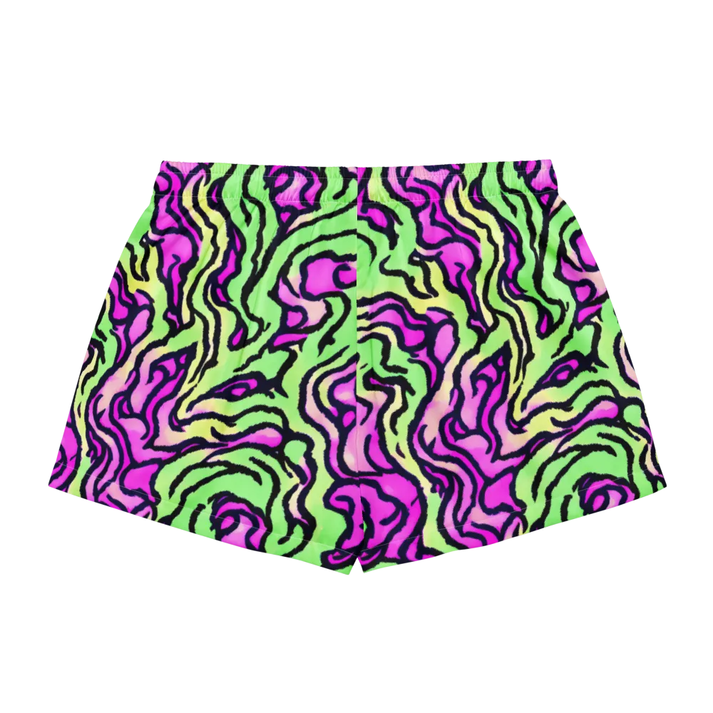 Mintchine Maze on Women's Pajama Shorts — Back