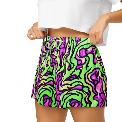 Mintchine Maze on a Women's Pajama Shorts