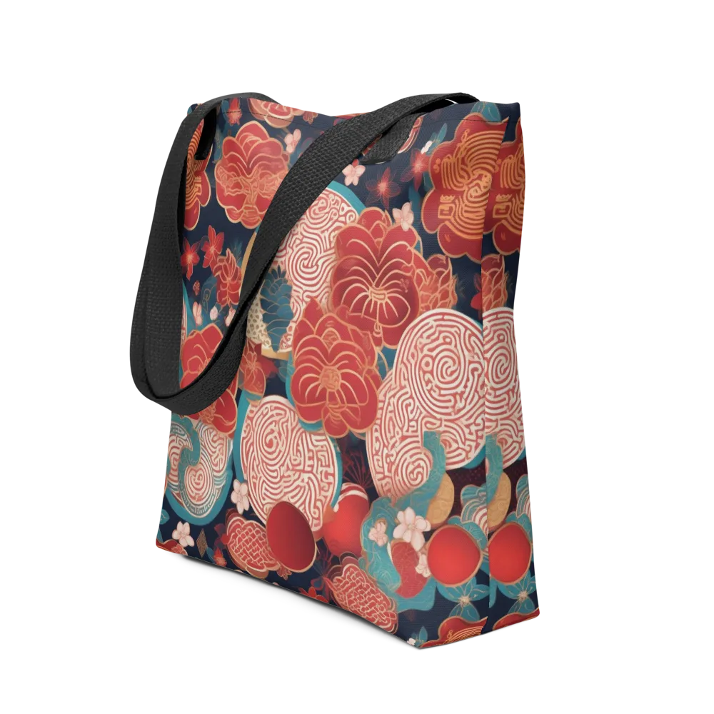 Jade Garden Cipher on Tote Bag — Front