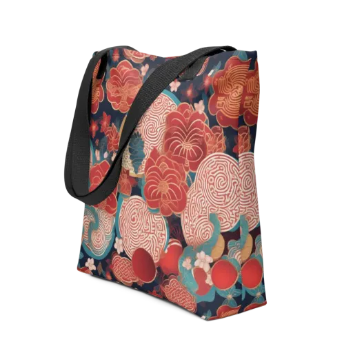 Jade Garden Cipher on a Tote Bag