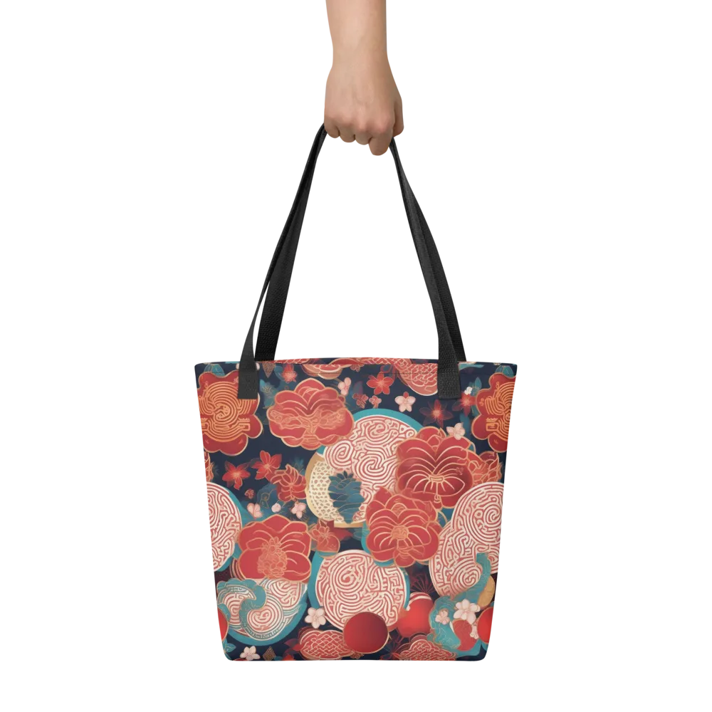 Jade Garden Cipher on Tote Bag — Front