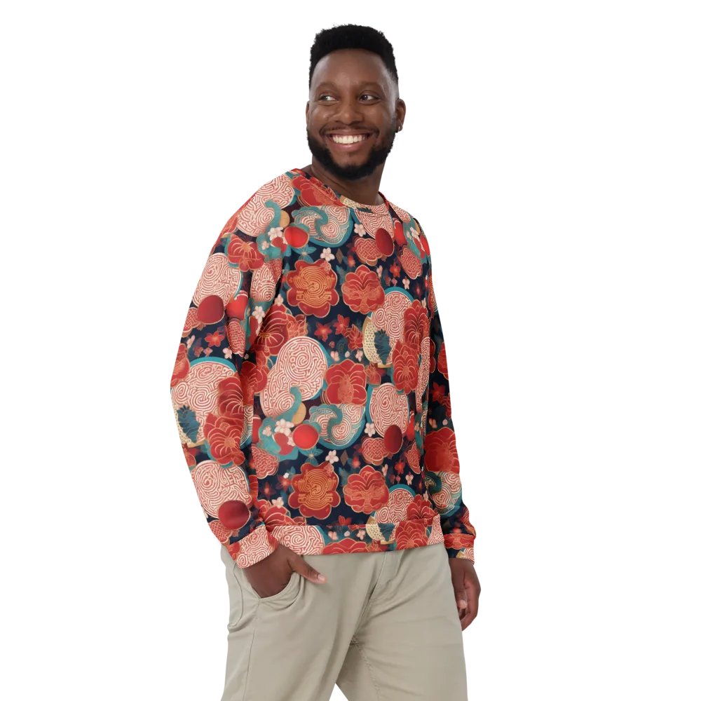Jade Garden Cipher on Sweatshirt — Front