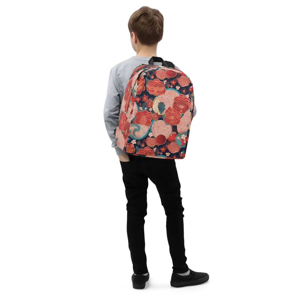 Jade Garden Cipher on Minimalist Backpack — Right Front