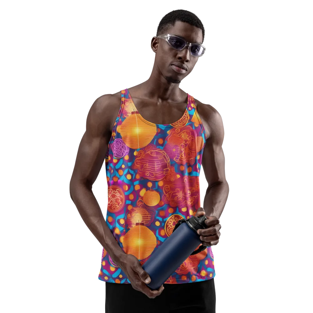 Lantern Carnival on Men's Tank Top — Front