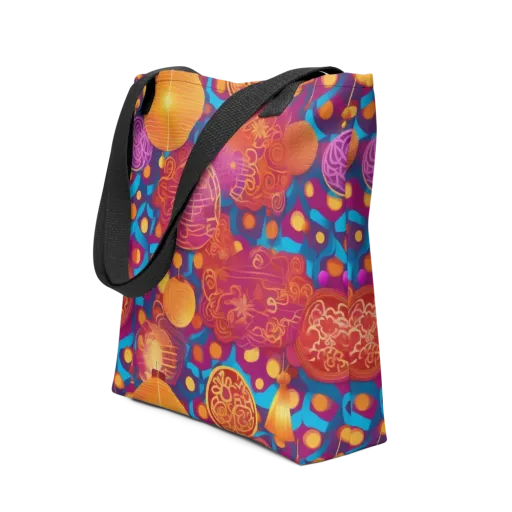 Lantern Carnival on a Tote Bag