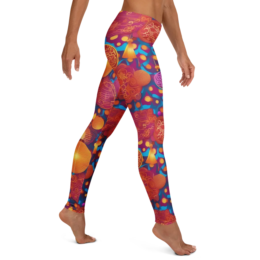 Lantern Carnival on Leggings — Right