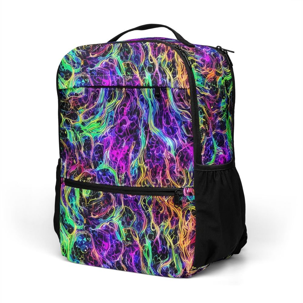 Nightwave Riot on Utility Backpack — Left Front