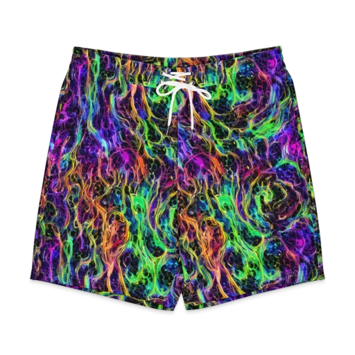 Nightwave Riot on a Men's Board Shorts