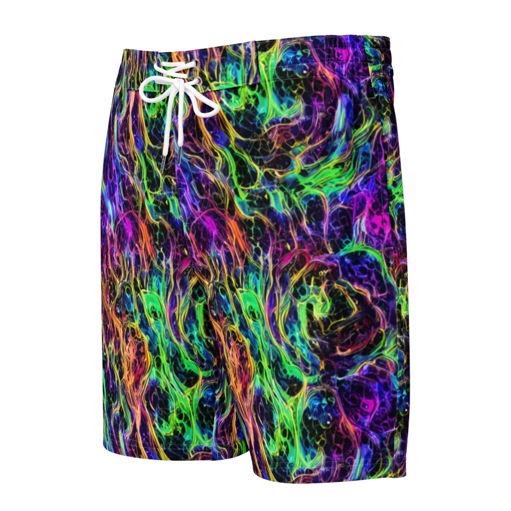 Nightwave Riot on Men's Board Shorts — Front