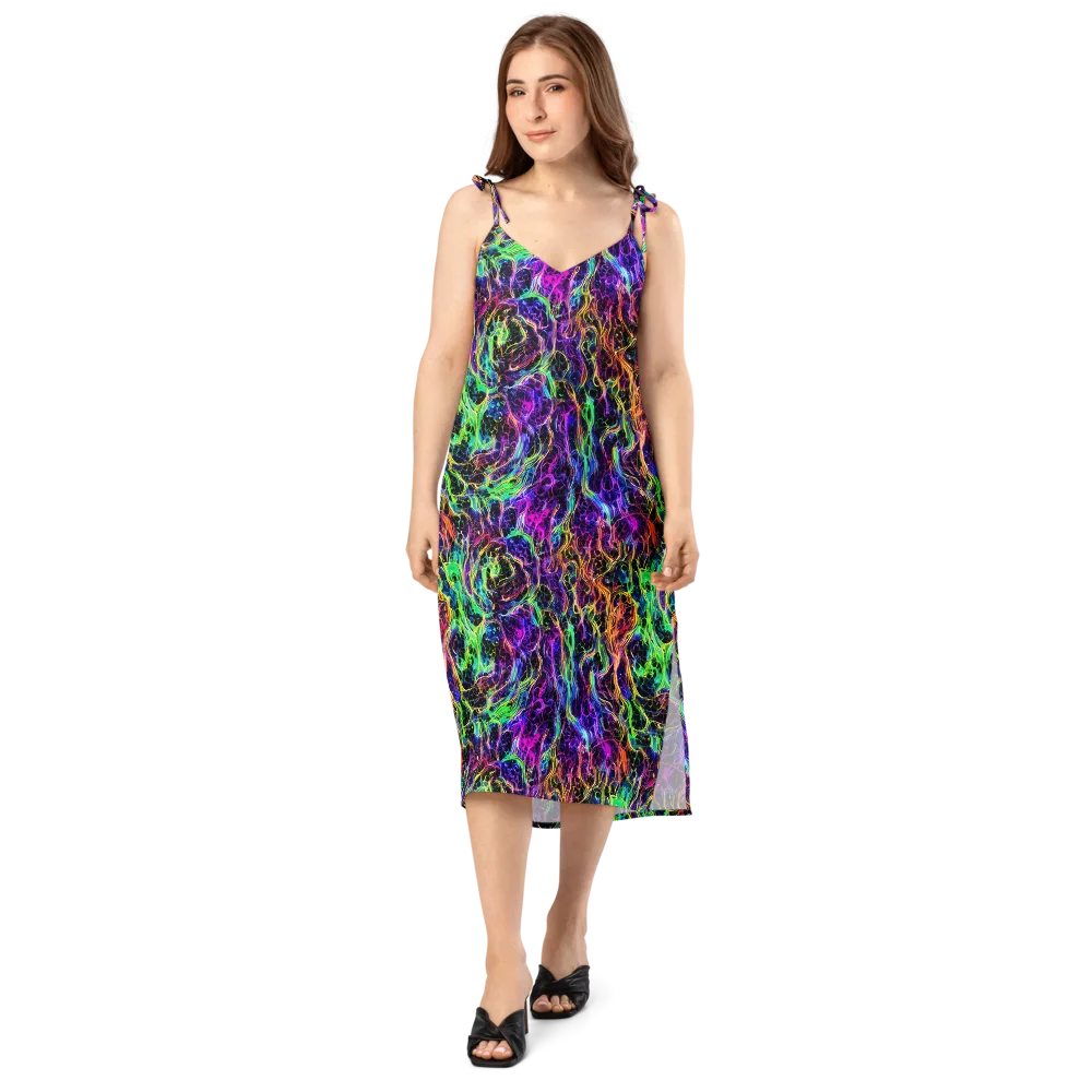 Nightwave Riot on Slip Dress — Front