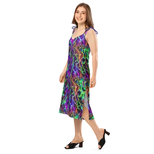 Nightwave Riot on a Slip Dress